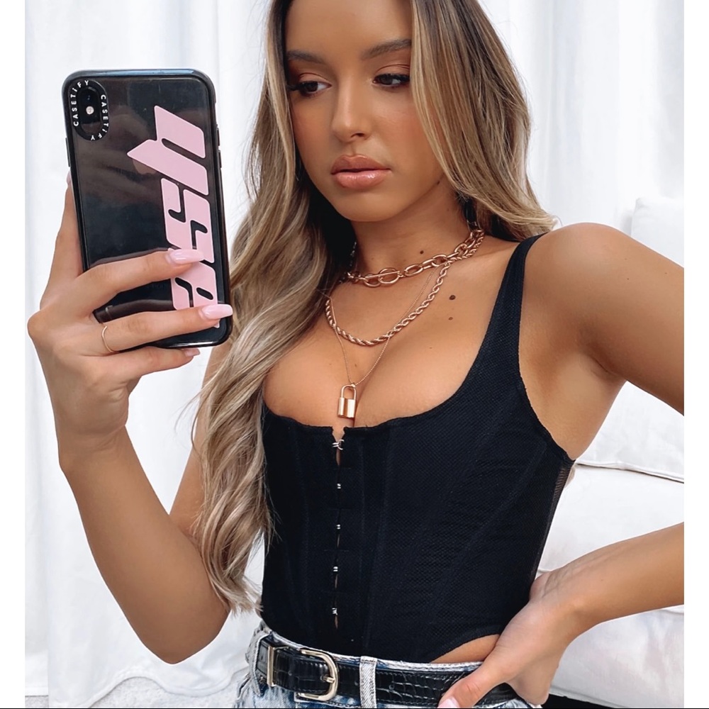 White Fox Boutique Bad Gal Bustier Small